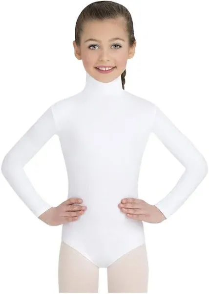 Children's Capezio Long Sleeve Turtleneck Leotard w/ Snaps