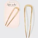 Kitsch Metal French Hair Pin - Gold