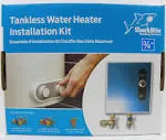 Sharkbite 3/4 in. Tankless Water Heater Valves Installation Kit 25374