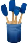 Le Creuset Craft Series 5-Piece Utensil Set with Crock, Marseille Blue