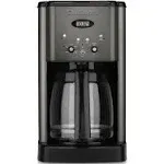 Cuisinart 12-Cup Brew Central Programmable Coffeemaker Black Stainless