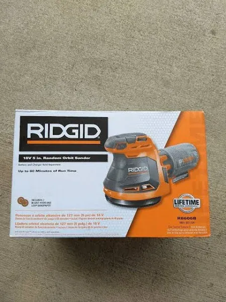 RIDGID 18V Cordless 5 in. Random Orbit Sander