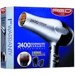 Red by Kiss 2400 Tourmaline Ceramic Blow Dryer