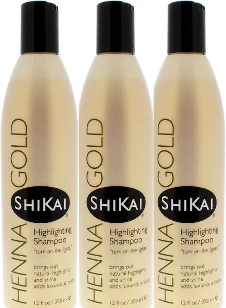 ShiKai, Henna Gold Highlighting Shampoo, 12 fl oz