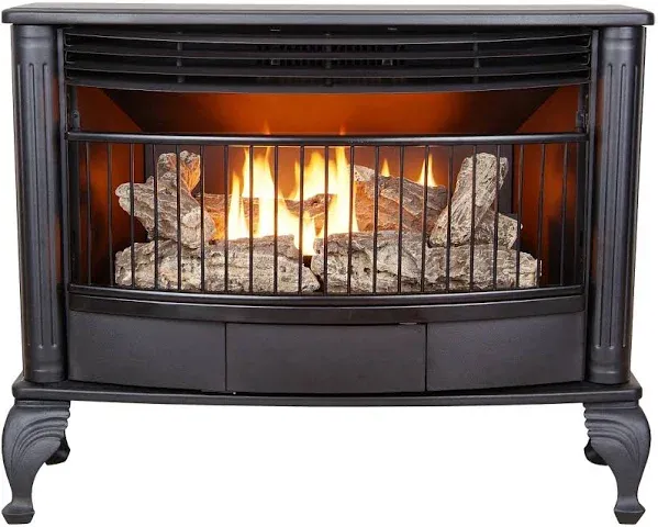 ProCom Indoor Stove 25000 BTU Free Standing Dual Fuel Propane + Natural Gas