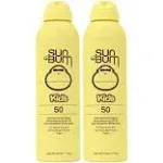 Sun Bum Kids SPF 50 Clear Sunscreen Spray | Wet or Dry Application | Hawaii 104 Reef Act Compliant (Octinoxate & Oxybenzone Free) Broad Spectrum UVA/UVB Sunscreen | 6 oz (Pack of 2)