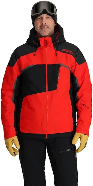 Spyder Men&#039;s Leader Jacket EBL Ski Jacket Large