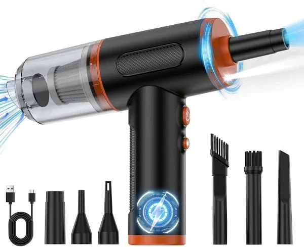 ✅3 in 1 Compressed Air Duster&amp; Mini Vacuum Cleaner&amp; Hand Pump 3-Gear FREE SHIP ✅