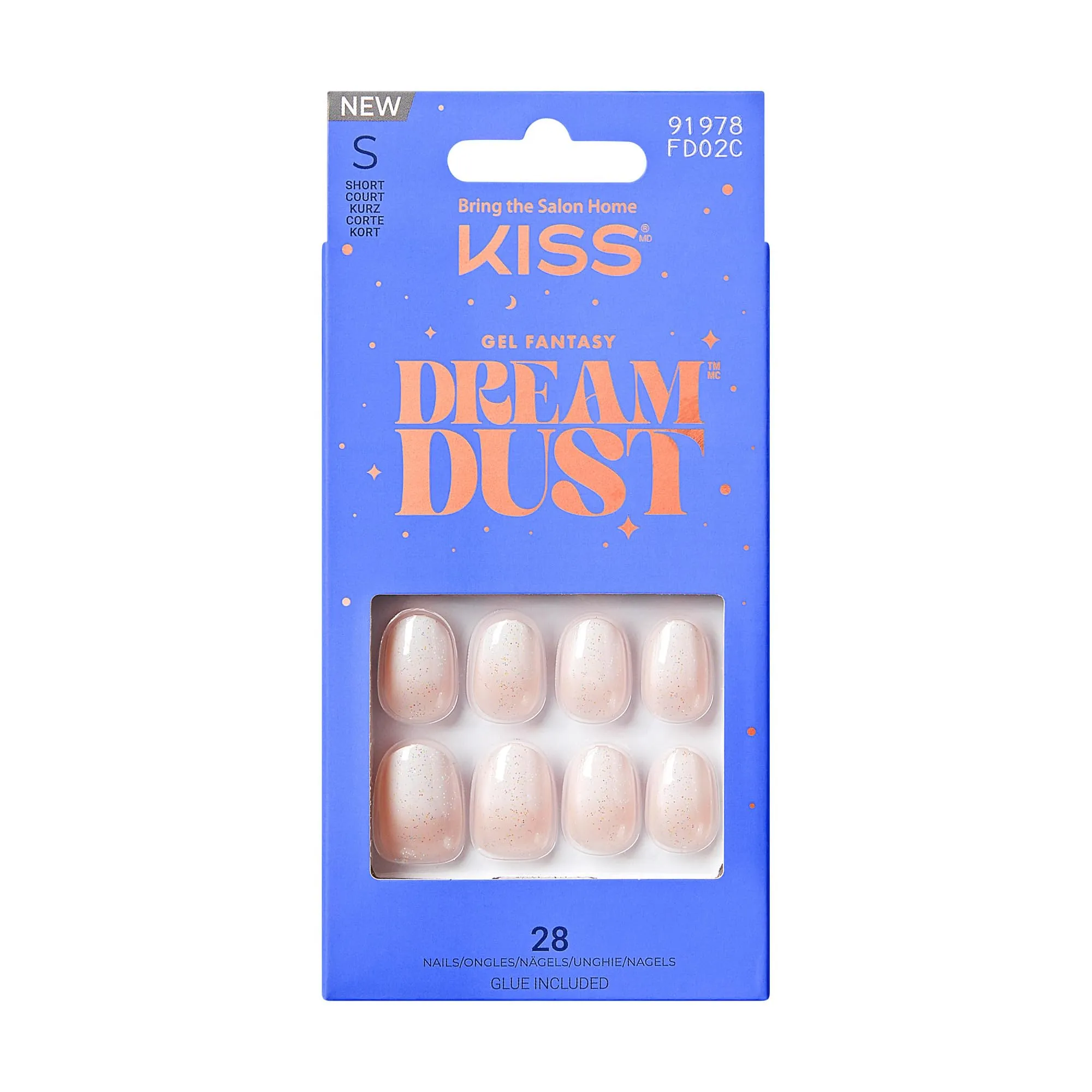 KISS Gel Fantasy Dreamdust Nails