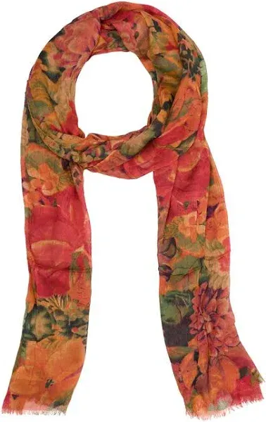 Patricia Nash Women's Floral Print Viscose Scarf