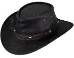 Outback Trading 1377-Iron Bark Hat, Color: Chocolate (1377-Cho)