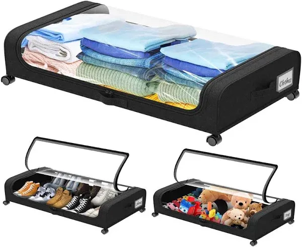 oylik 2 Pack Under Bed Storage with Wheels