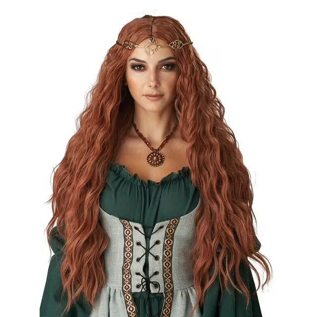 California Costumes Renaissance Maiden Wig - Auburn