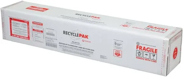 Veolia Fluorescent Tubes Recycling Box