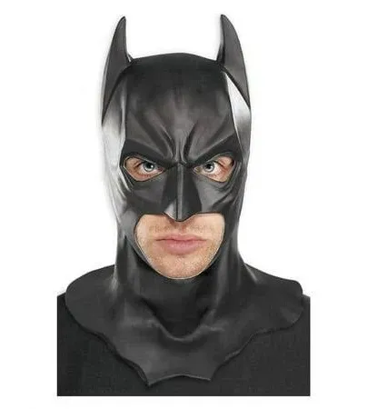 BATMAN MASK Cowl Adult Mens Full Overhead Dark Knight Rises Costume Accessory