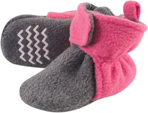 Hudson Baby Unisex-Child Cozy Fleece Booties Winter Accessory Set