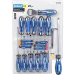 Kobalt 20-Piece Magnetic Screwdriver Set with Plastic Handles 67248