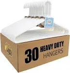 Quality White Hangers 10-Pack -  Assorted Colors , Item Package Quantitys 