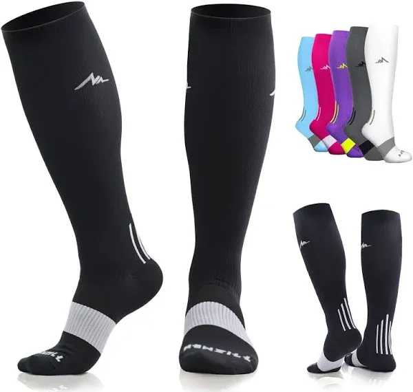 Compression Socks for Women &amp; Men Circulation 20-30 mmHg, Best for Running At...