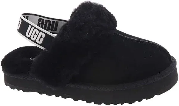 Kids' Ugg Funkette Slippers Big 6 Black