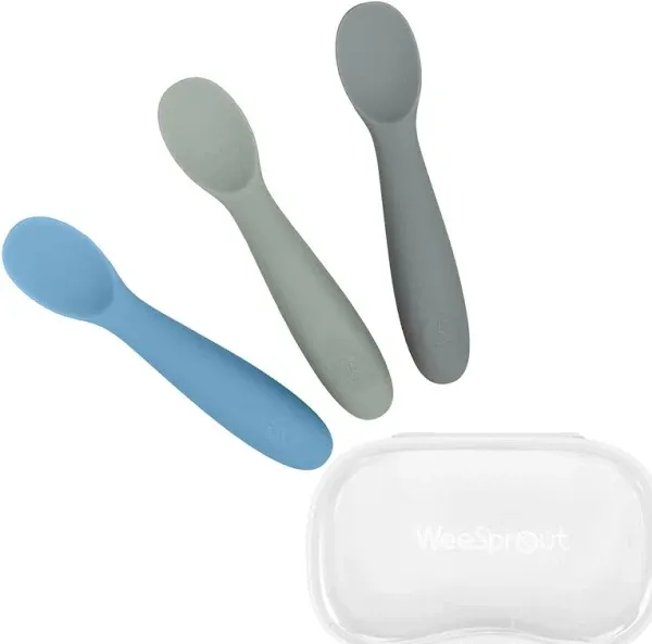 Silicone Baby Spoons for Self Feeding