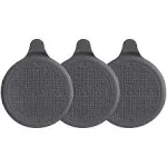 MR.SIGA Silicone Bathtub Stopper, Drain Stopper for Shower, Sink, 5.1" Diameter, Grey, 3 Pack