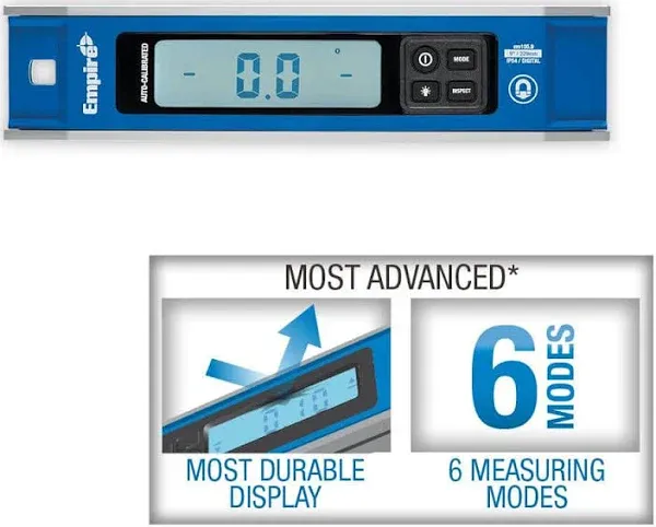 Empire EM105.9 9 in. Magnetic Digital Torpedo Level