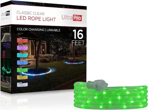 Escape Color Changing LED Rope Lights, Indoor or Outdoor, 50Ft, Linkable, Per...