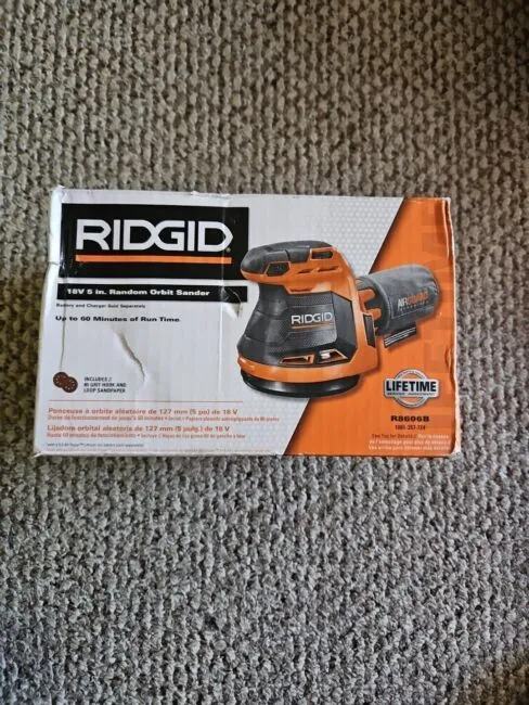 RIDGID 18V Cordless 5 in. Random Orbit Sander