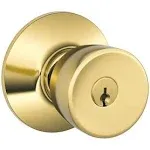 Bell Knob Keyed Entry Lock