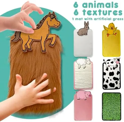 DreamDash Farm Animal Sensory Play Mats