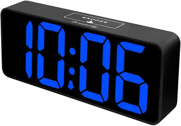 Dreamsky Large Digital Alarm Clock Big Numbers for Seniors &amp; Visually Impaired, 