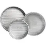 USA Pan 3-Piece Large Round Cake Pan Set