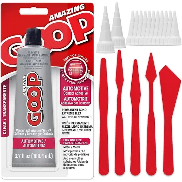 Automotive Amazing Goop Glue 3.7 Ounce (109.4mL) Tube Industrial Strength Aut...