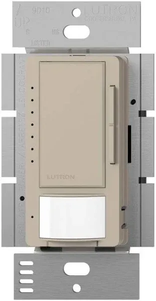 Lutron Maestro LED+ Motion Sensor/Dimmer Switch | 150W LED | Single Pole/Multi-Location | MSCL-OP153M-TP | Taupe