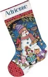 Dimensions Cute Carolers Counted Cross Stitch Stocking