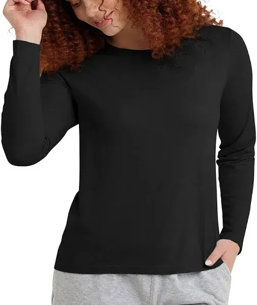 Hanes Originals Womens Tri-Blend Long-Sleeve T-Shirt