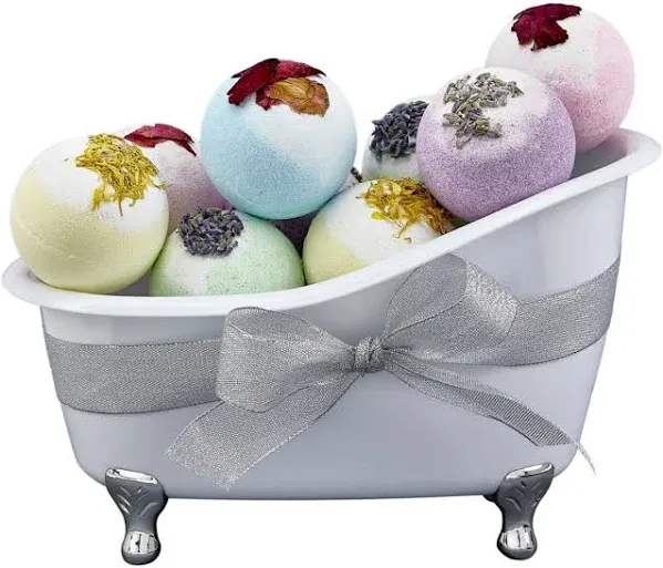 Lovery Lovery Bath Bombs Gift Set - 10 XL Bath Fizzies with Shea & Coc