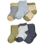 Touched by Nature Baby Organic Cotton Socks, 6-Pack