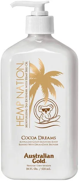 Australian Gold Hemp Nation Cocoa Dreams Moisturizing Tan Extender 535ml