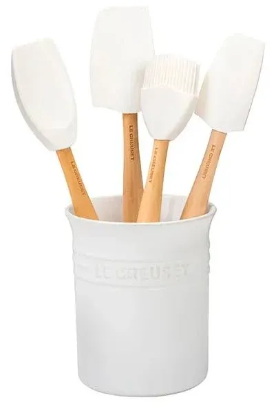 Le Creuset 5-Piece Craft Series Utensil Set with Crock