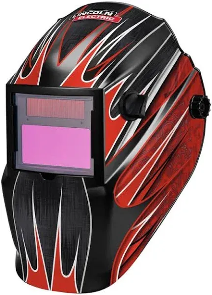 LINCOLN ELECTRIC RED FIERCE WELDING MASK (PSV006892)