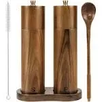 YVAKE Wooden Salt and Pepper Grinder Set of 2