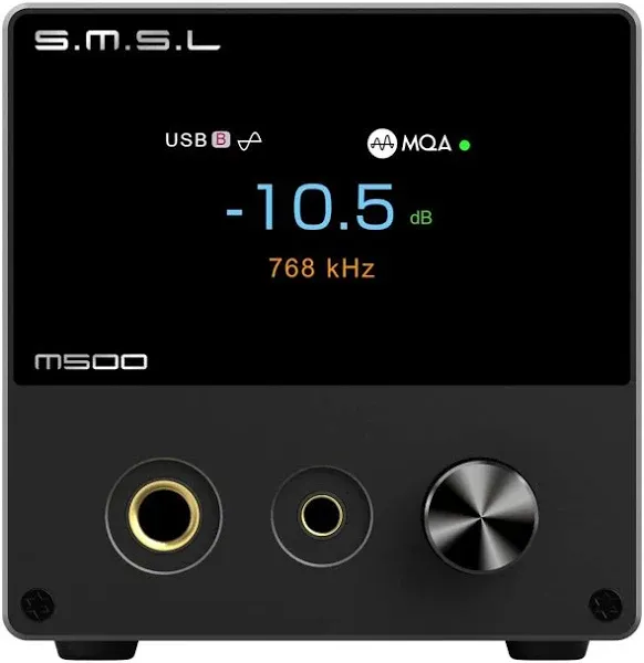 S.M.S.L M500 MKIII Bluetooth Audio DAC & Headphone Amplifier ESS9038PRO D/A Chip