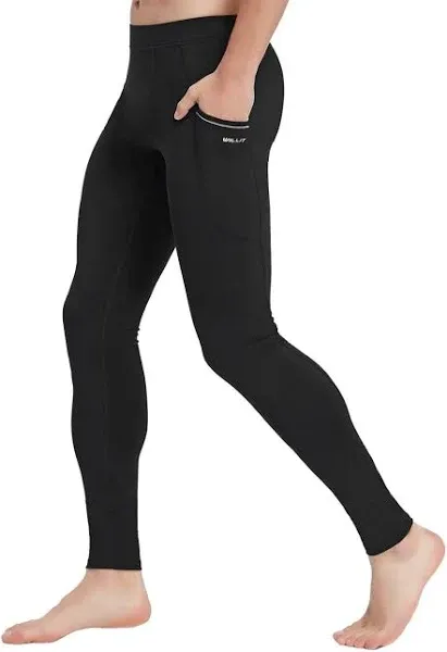 Willit Men's Quick Dry Active Yoga Leggings with Pockets