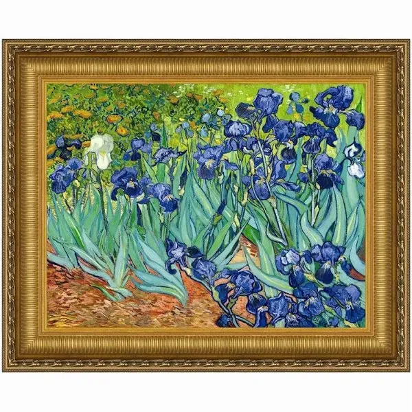 Design Toscano Irises Canvas Replica Painting