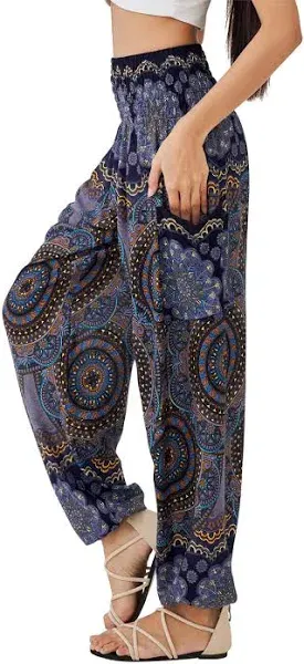 Women's Bohemian Flowy Yoga Pants