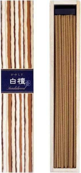 Kayuragi Sandalwood Incense w/ Holder - 40 Sticks