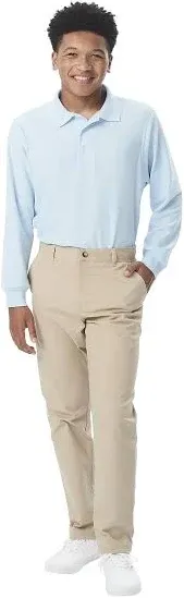 French Toast Boys Adjustable Waist Stretch Straight Fit Chino Pant