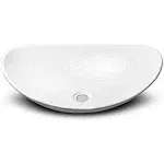 19086 Hand Hammered Classic White Harbor Vessel Bathroom Sink (19 inches)